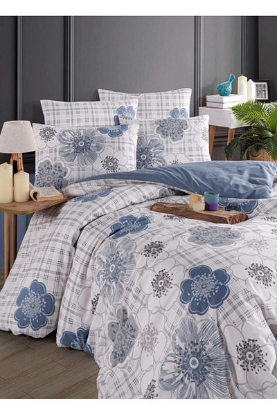 Nevresim Dünyası Ranforce Double Duvet Cover Set - World Özde