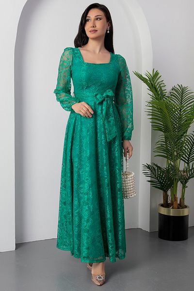 PULLIMM Rochie din dantelă cu decolteu pătrat AP-0222