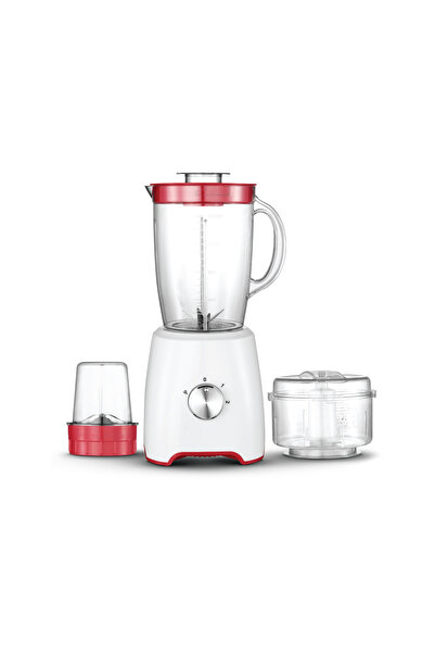 Olsenmark 3 In 1 Multifunctional Blender 1.6 L 600.0 W OMSB2336 White/Clear