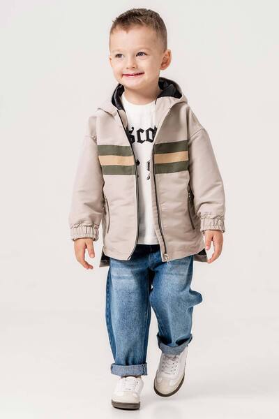 Gold Class Kidswear Hooded Double Pocket Lined 3 Piece Boy's Jacket Suit