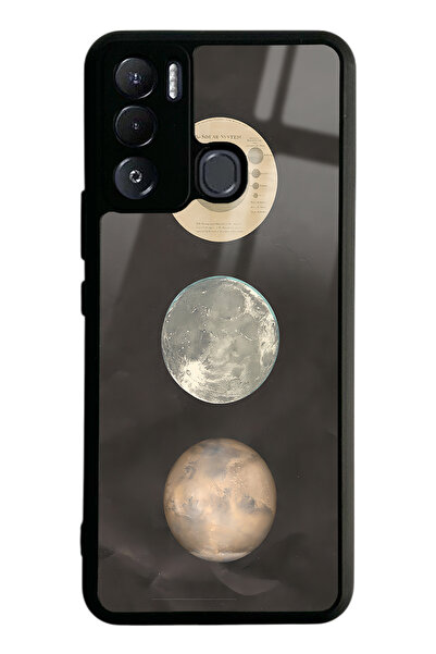 Spoyi Tecno Pova Neo Night Moon Tasarımlı Glossy Telefon Kılıfı