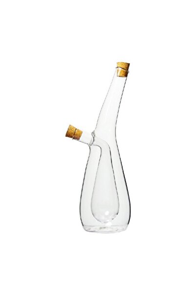 Parfait زجاجة زيت وخل 2 في 1 مع سدادة من الفلين