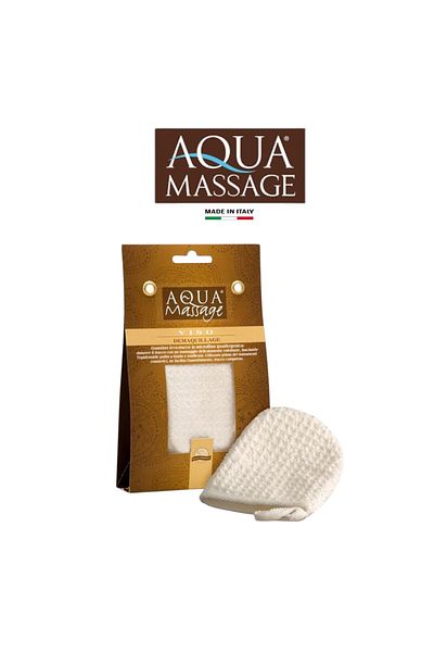 Aqua Massage Makeup Remover Mitt – Microfiber for Deep Exfoliation, Gentle Cleansing