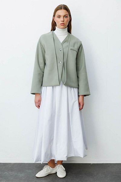 Hooopstore Princess Poplin White Bubble Φούστα