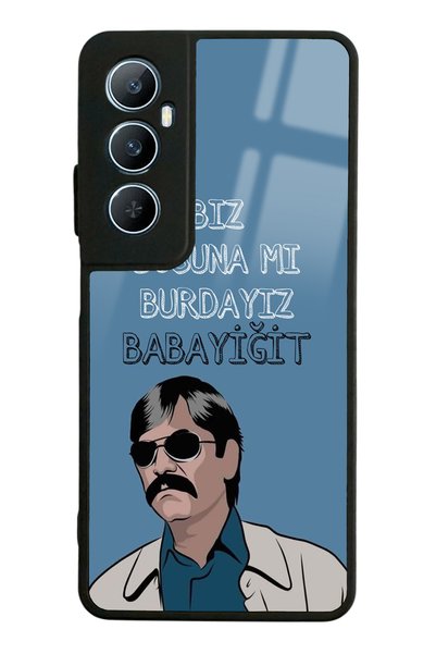Spoyi Oppo Realme C65 Babayiğit Design Glossy Phone Case