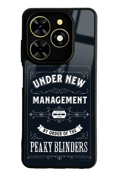 Spoyi Tecno Spark Go 2024 Peaky Blinders Glossy Phone Case with Management De...