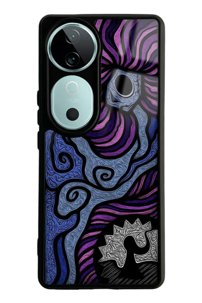 Spoyi Vivo V40 Hipnotize Tasarımlı Glossy Telefon Kılıfı