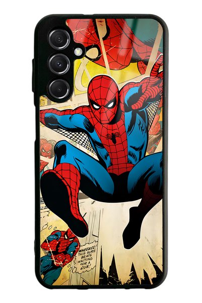 Spoyi Samsung M34 Spider-Man Glossy Phone Case with Spiderman Design