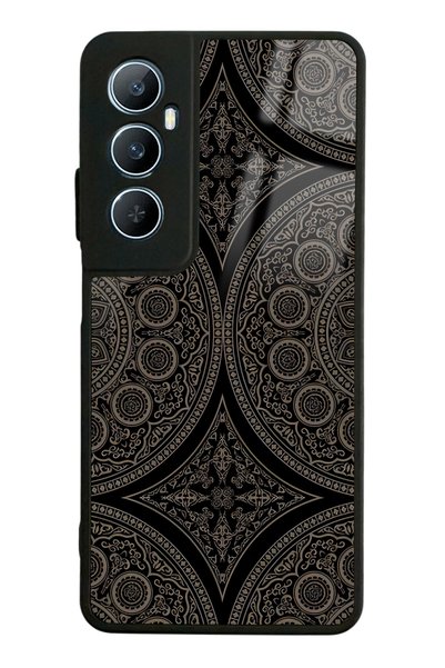 Spoyi Oppo Realme C65 Glossy Phone Case with Ottoman Motif Design