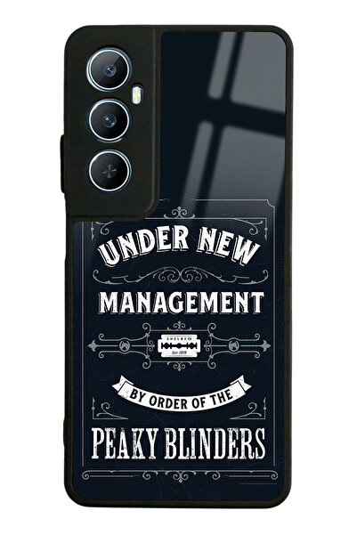 Spoyi Oppo Realme C65 Peaky Blinders Management Tasarımlı Glossy Telefon Kılıfı