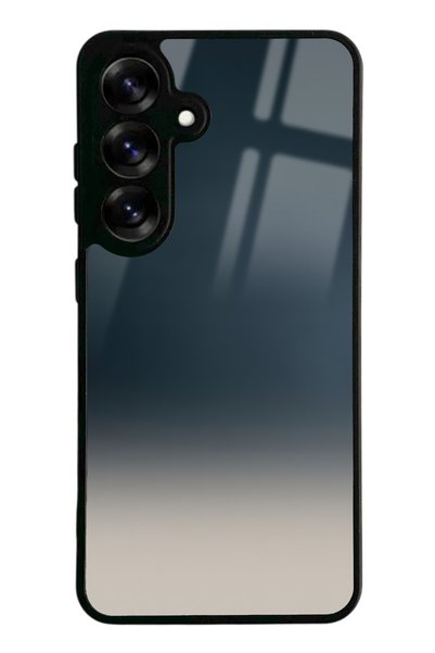 Spoyi Samsung S25 Blue Transition Design Glossy Phone Case