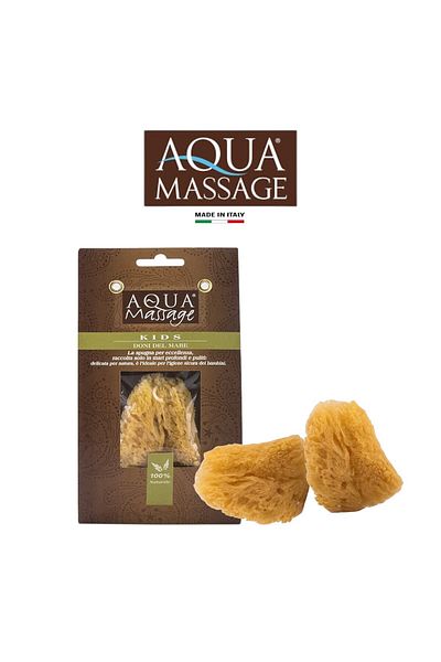 Aqua Massage Kids Doni Del Mare Bathing Sponge – Natural, Hypoallergenic & Gentle