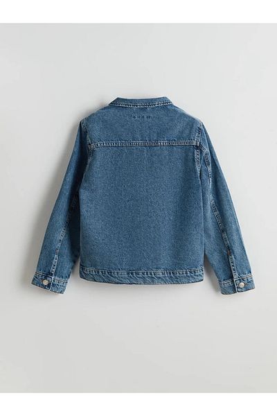 LC Waikiki LCW Kids Guler cămașă Jachetă Jeans pentru băiat