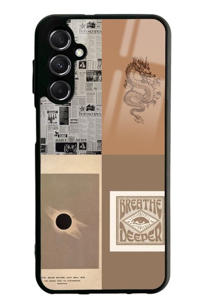 Spoyi Samsung M34 Breathe Deeper Design Glossy Phone Case