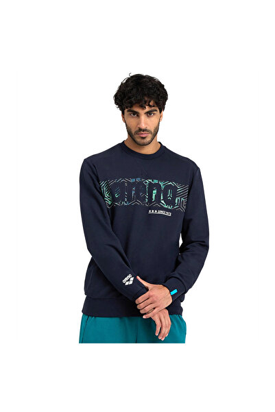 ARENA Crew Sweat Logo Men's Blue Casual Style Sweatshirt005345703