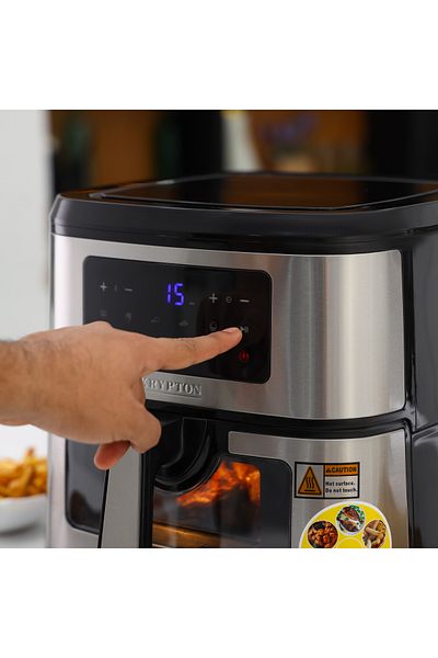 KRYPTON Double Heating Digital Air Fryer- KNAF6591/ 9.5 L
