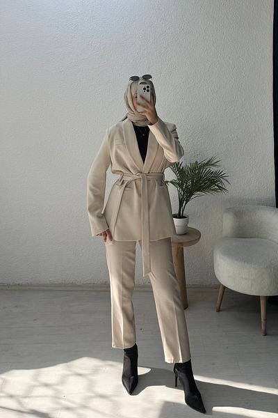 lurex moda Jachetă blazer cu guler dublu