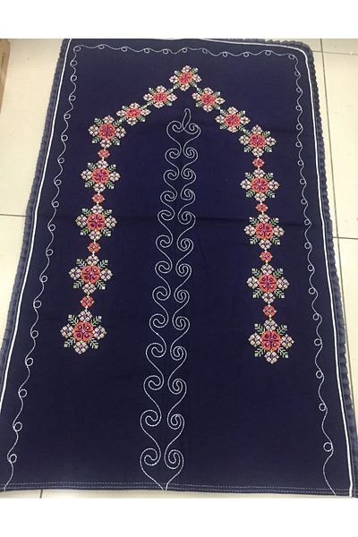 HMZ Gift Dowery Package Etamine and Canvas Handworked Cotton Prayer Rug.