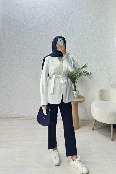 lurex moda Μπουφάν με διπλό γιακά