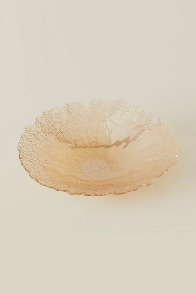 Karaca Home Gemma Decorative Medium Bowl Amber