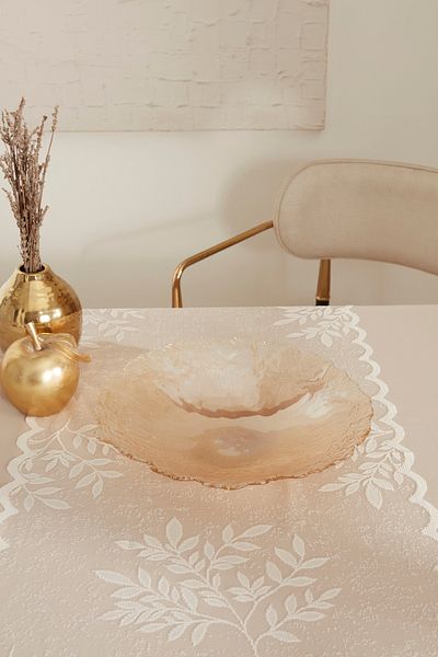 Karaca Home Gemma Decorative Medium Bowl Amber