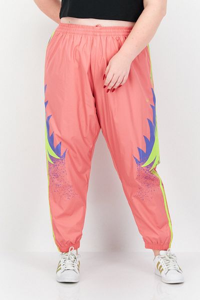 adidas Women Plus Size Training Track Pant, Dark Pink Combo