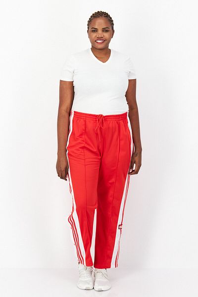 adidas Women Plus Size Running Sweatpants, Red