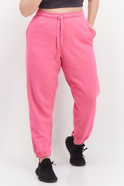 Calvin Klein Women Plus Size Solid Jogger Pant, Pink