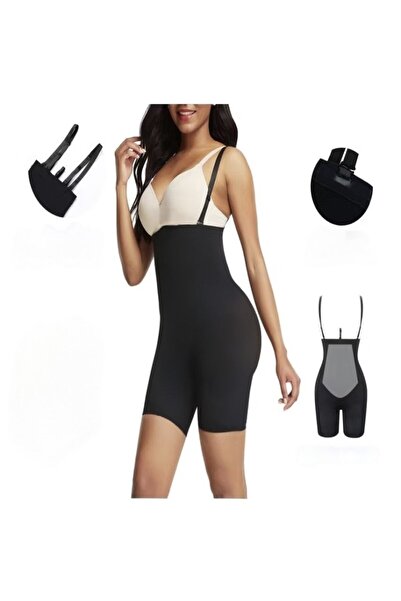 MİSTİRİK Pagliye Model Upper Leg and Buttock Lifting Laser Leggings Black Color