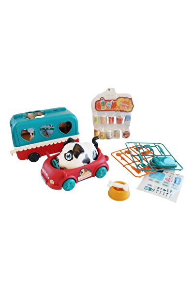 Ogi Mogi Toys Ses Kontrollü Köpek, Araba Ve Atıştırma Arabası Seti