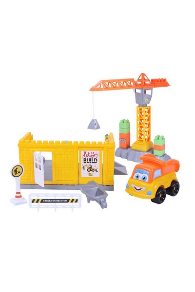 Ogi Mogi Toys 44-teiliges Bausteine- und Kranset