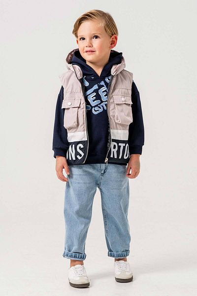 Gold Class Kidswear Waterproof Lined Hooded 3 Piece Boy's Vest Set