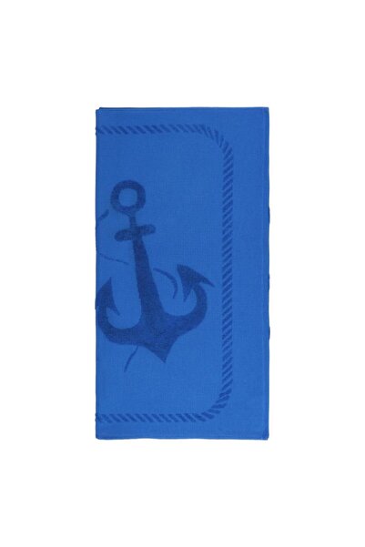ANEMOSS Plážová osuška Kotva modrá 140x70 cm