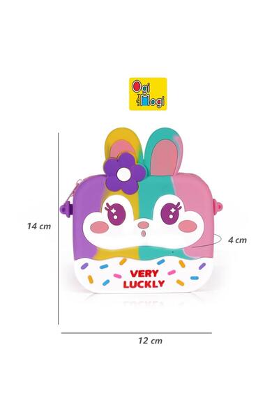 Ogi Mogi Toys Geantă de mână iepurașă din silicon Ogi Mogi Toys