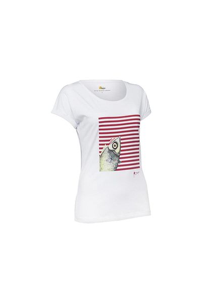 Biggdesign Pistachio Striped Women's T-shirt