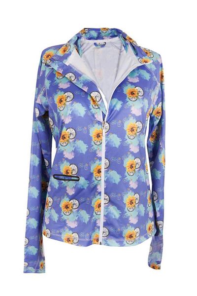 Biggdesign Nature Zippered Women's Sweatshirt