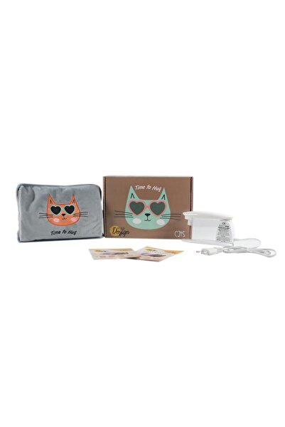 Biggdesign Cats Kucaklayan Kedi Elektrikli Sıcak Su Torbası