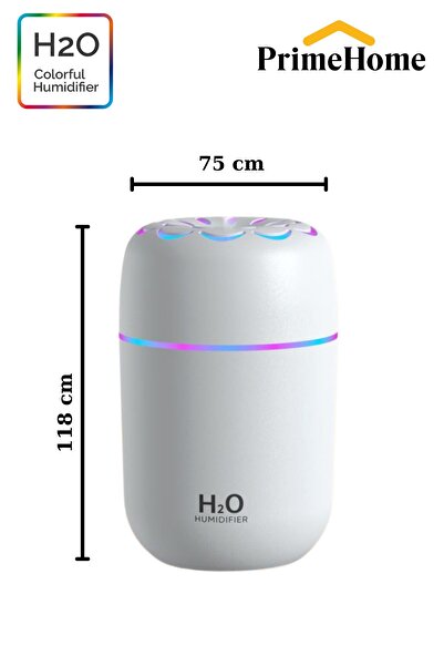 PRİME HOME H2o Nemlendirici Koku Hediyeli  Buhar Makinası 250ML Hava Ultrasonik Ortam Oda