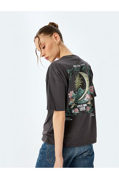 Koton anthracite Printed T-Shirt