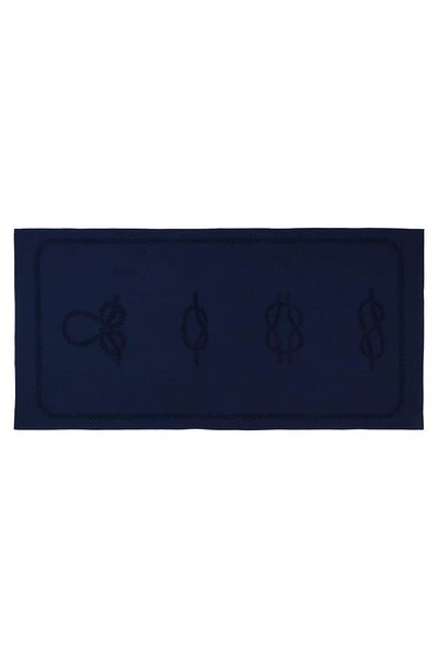 ANEMOSS Marineblaues 140 x 70 cm großes Strandtuch – Matrosenbinder