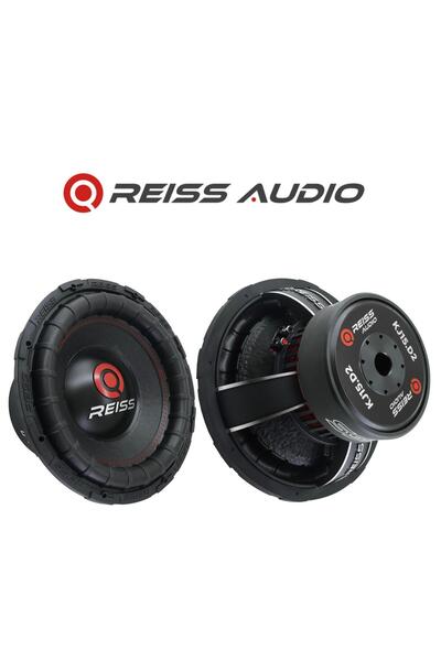 Reiss Rs-KJ15 d2 4000wat 2000 Rms 38cm Spl Subwoofer Bas Çift Bobin
