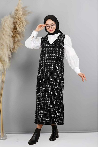 CNG MODA Hijab Tweed Gilet