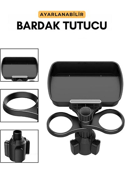 C9 Car Holder Phone Tablet Cup Holder Multifunctional Portable Desk Adjustable Holder