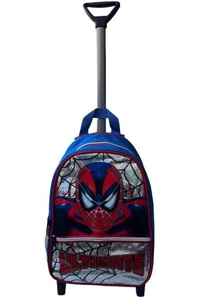 NcK 5D Size Blue Luggage Backpack with Squeegee for Boy - Kindergarten 2in1 Model