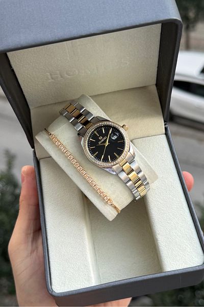 Homies Women's Gift Box and Bracelet with Stone Detail - Hm 23678765
