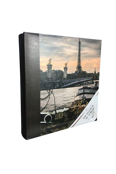 Aledo 10x15 500 Pieces Vinly Leather Photo Album Navy Blue