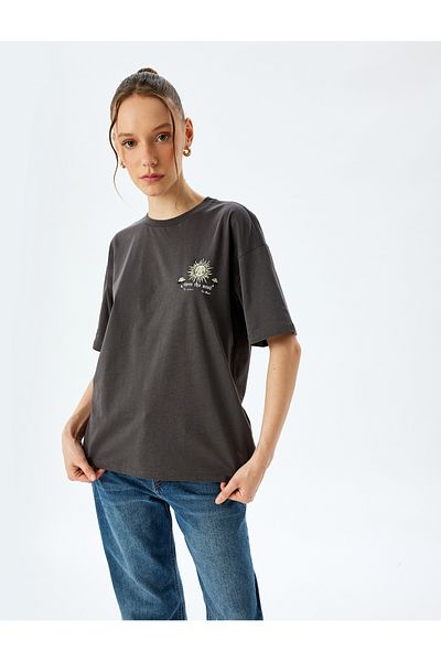 Koton anthracite Printed T-Shirt