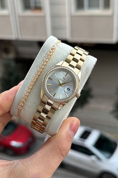 Homies Women's Gift Box and Bracelet with Stone Detail - Hm 23678765