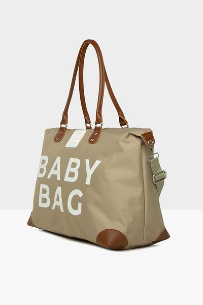 Bagmori Mink Baby Bag Printed Garnished Mother Baby Bag m 000008582