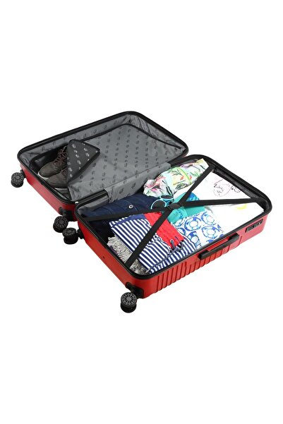 Biggdesign Cats Kırmızı Büyük Boy 28" Valiz